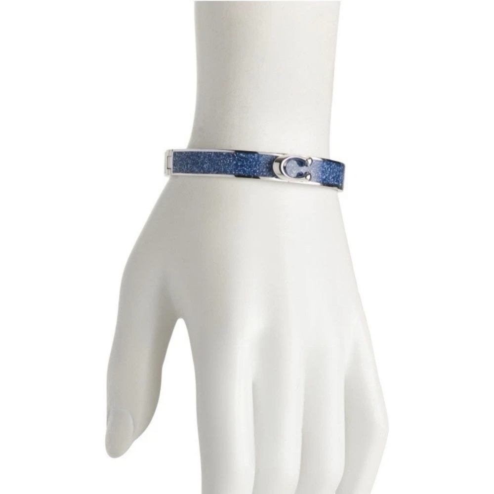 Coach Bangle C Logo Glitter Bracelet - Picture 5 of 5